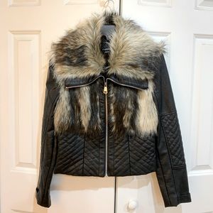 leather jacket / NEW